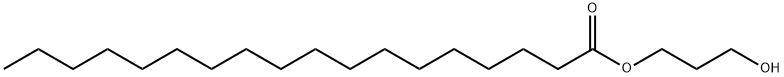 Octadecanoic acid 3-hydroxypropyl ester Structural