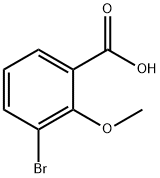 3-Bromo-2-methoxybenzoic acid Structural