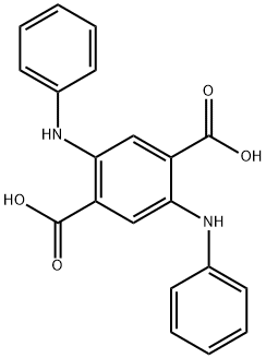 2,5-DIANILINOTEREPHTHALIC ACID Structural