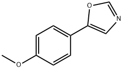 5-(4-METHOXYPHENYL)OXAZOLE Structural