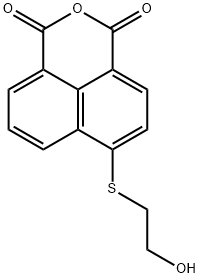 6-[(2-HYDROXYETHYL)THIO]-1H,3H-NAPHTHO[1,8-CD]PYRAN-1,3-DIONE Structural