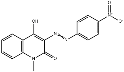 4-hydroxy-1-methyl-3-[(4-nitrophenyl)azo]-2-quinolone  