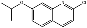 Quinoline, 2-chloro-7-(1-methylethoxy)- Structural