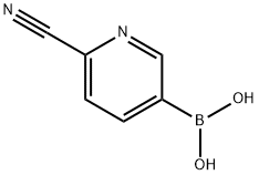 6-cyanopyridine-3-boronic acid Structural