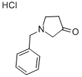 1-Benzyl -3-pyrrolidinone hydrochloride Structural