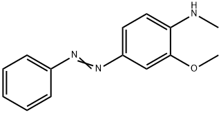 3-METHOXY-4-MONOMETHYLAMINOAZOBENZENE Structural