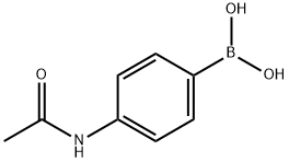 4-Acetamidophenylboronic acid Structural