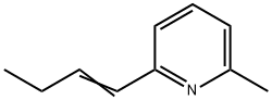 Pyridine, 2-(1-butenyl)-6-methyl- (9CI) Structural
