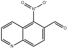 5-NITROQUINOLINE-6-CARBALDEHYDE Structural