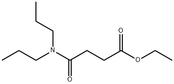 N,N-Dipropylsuccinamidic acid ethyl ester Structural