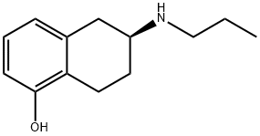 (-)-(6-PROPYLAMINO)-5,6,7,8-TETRAHYDRO-NAPHTHALEN-1-OL Structural