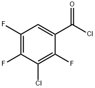 3-CHLORO-2,4,5-TRIFLUOROBENZOYL CHLORIDE Structural