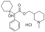 (1-Methyl-3-piperidyl)methyl-(1-hydroxycyclohexyl)phenylacetate hydroc hloride