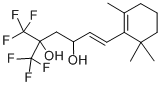 1-Hexene-3,5-diol, 6,6,6-trifluoro-5-trifluoromethyl-1-(2,6,6-trimethy lcyclohex-1-enyl)- Structural