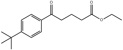 ETHYL 5-(4-T-BUTYLPHENYL)-5-OXOVALERATE Structural