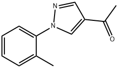 1-[1-(2-METHYLPHENYL)-1H-PYRAZOL-4-YL]ETHANONE Structural