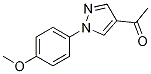 1-[1-(4-METHOXYPHENYL)-1H-PYRAZOL-4-YL]ETHANONE Structural