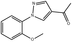 1-[1-(2-METHOXYPHENYL)-1H-PYRAZOL-4-YL]ETHANONE Structural