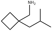 1-(1-ISOBUTYLCYCLOBUTYL)METHANAMINE Structural