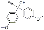 1,1-Bis(4-methoxyphenyl)-2-propyn-1-ol Structural