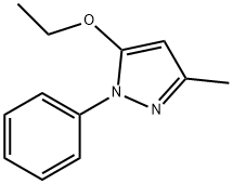 5-Ethoxy-3-methyl-1-phenylpyrazole Structural