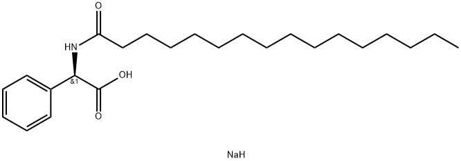 N-Hexadecanoyl-D-phenylglycine sodiuM salt Structural