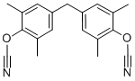 4,4'-Methylenebis(2,6-dimethylphenylcyanate) Structural