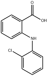 N-(2-CHLOROPHENYL)ANTHRANILIC ACID Structural