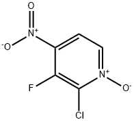 2-CHLORO-3-FLUORO-4-NITROPYRIDINE N-OXIDE Structural