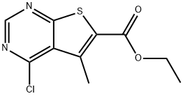 ETHYL 4-CHLORO-5-METHYLTHIENO[2,3-D]PYRIMIDINE-6-CARBOXYLATE