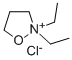 ISOXAZOLIDINIUM, 2,2-DIETHYL-, CHLORIDE Structural
