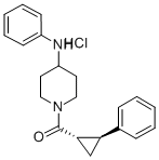 KETONE, 4-ANILINOPIPERIDINO 2-PHENYLCYCLOPROPYL, HYDROCHLORIDE