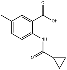 2-[(cyclopropylcarbonyl)amino]-5-methylbenzoic acid