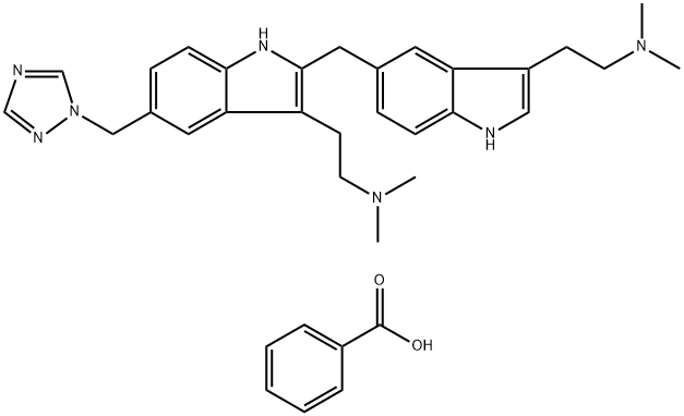 Rizatriptan DiMer Benzoate Structural