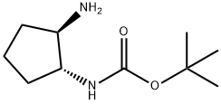 tert-butyl (1R,2R)-2-aMinocyclopentylcarbaMate Structural