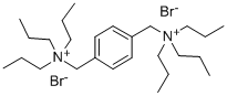 (p-Phenylenedimethylene)bis(tripropylammonium bromide) Structural