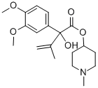 MANDELIC ACID, 3,4-DIMETHOXY-alpha-ISOPROPENYL-, 1-METHYL-4-PIPERIDYL  ESTER