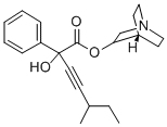 3-Quinuclidyl phenyl(3-methyl-1-pentynyl)glycolate A Structural