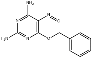 6-Benzyloxy-5-nitroso-pyrimidine-2,4-diamine Structural