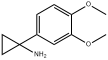 Cyclopropanamine, 1-(3,4-dimethoxyphenyl)- Structural