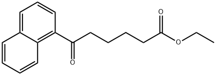 ETHYL 6-(1-NAPHTHYL)-6-OXOHEXANOATE Structural