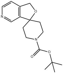 Spiro[furo[3,4-c]pyridine-3(1H),4'-piperidine]-1'-carboxylic acid, 1,1-dimethylethyl ester Structural