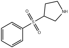 3-(BENZENESULFONYL)PYRROLIDINE Structural