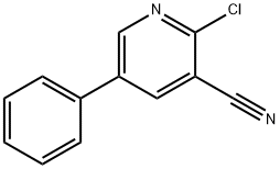 2-CHLORO-5-PHENYLNICOTINONITRILE Structural