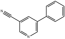 3-Cyano-5-phenylpyridine Structural