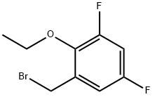 2-ETHOXY-3,5-DIFLUOROBENZYL BROMIDE Structural