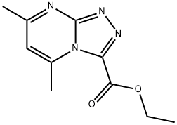 ETHYL 5,7-DIMETHYL-[1,2,4]TRIAZOLO[4,3-A]PYRIMIDINE-3-CARBOXYLATE Structural