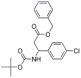 3-TERT-BUTOXYCARBONYLAMINO-3-(4-CHLORO-PHENYL)-PROPIONIC ACID BENZYL ESTER,3-N-BOC-AMINO-3-(4-CHLOROPHENYL)PROPIONIC ACID BENZYL ESTER