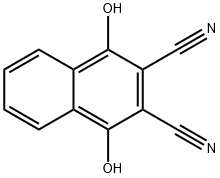 1,4-DIHYDROXY-2,3-NAPHTHALENEDICARBONITRILE Structural