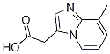 IMidazo[1,2-a]pyridine-3-acetic acid, 8-Methyl- Structural